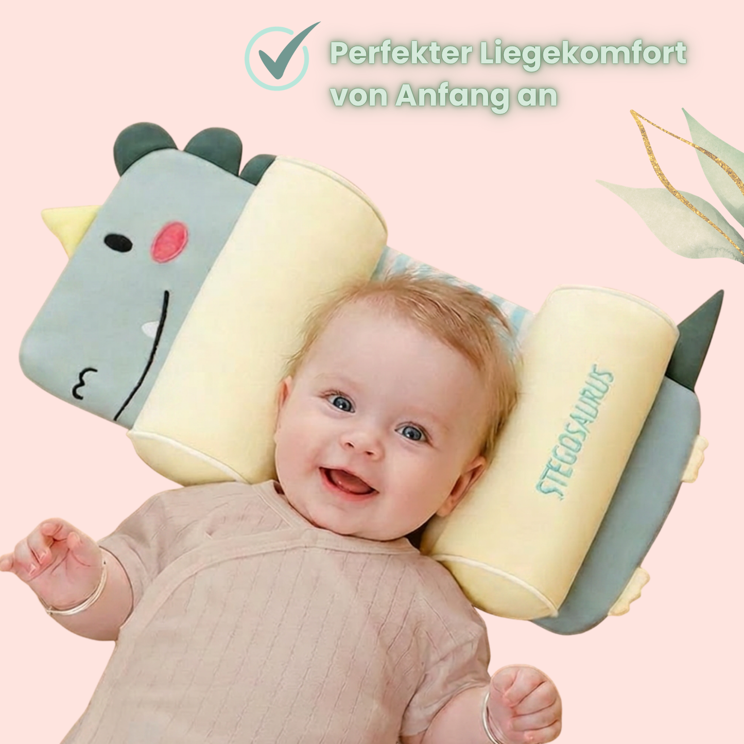 Ergonomisches Buchweizenkissen für Babys